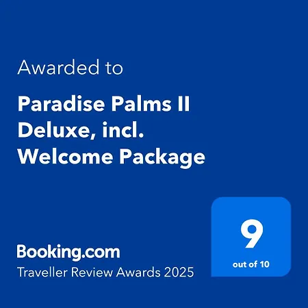 Διαμέρισμα Paradise Palms Ii Deluxe, Incl. Welcome Package *
